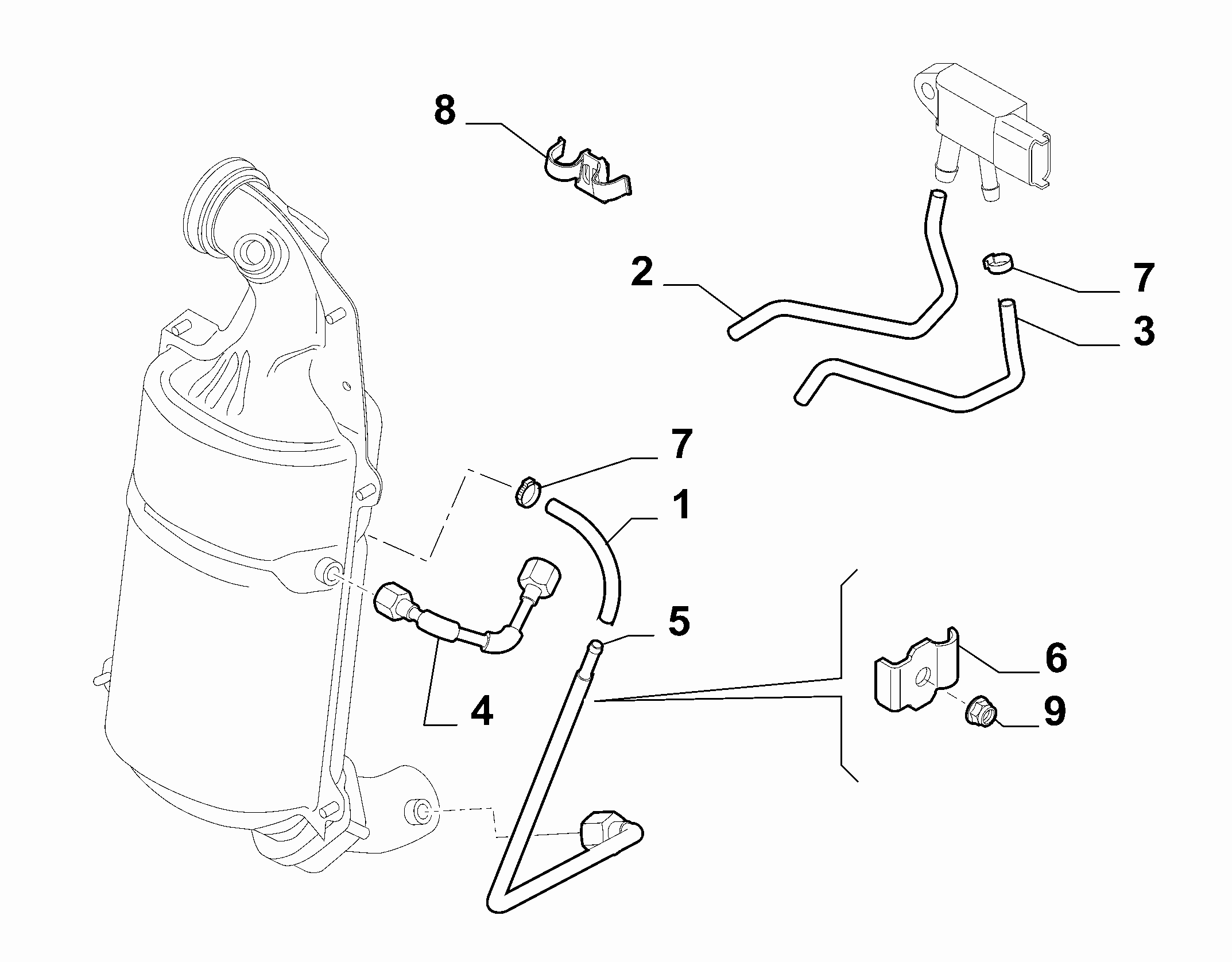 10260-020 PRESSURE SENSOR PIPING
