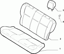 70615/02 REAR SEAT LINING