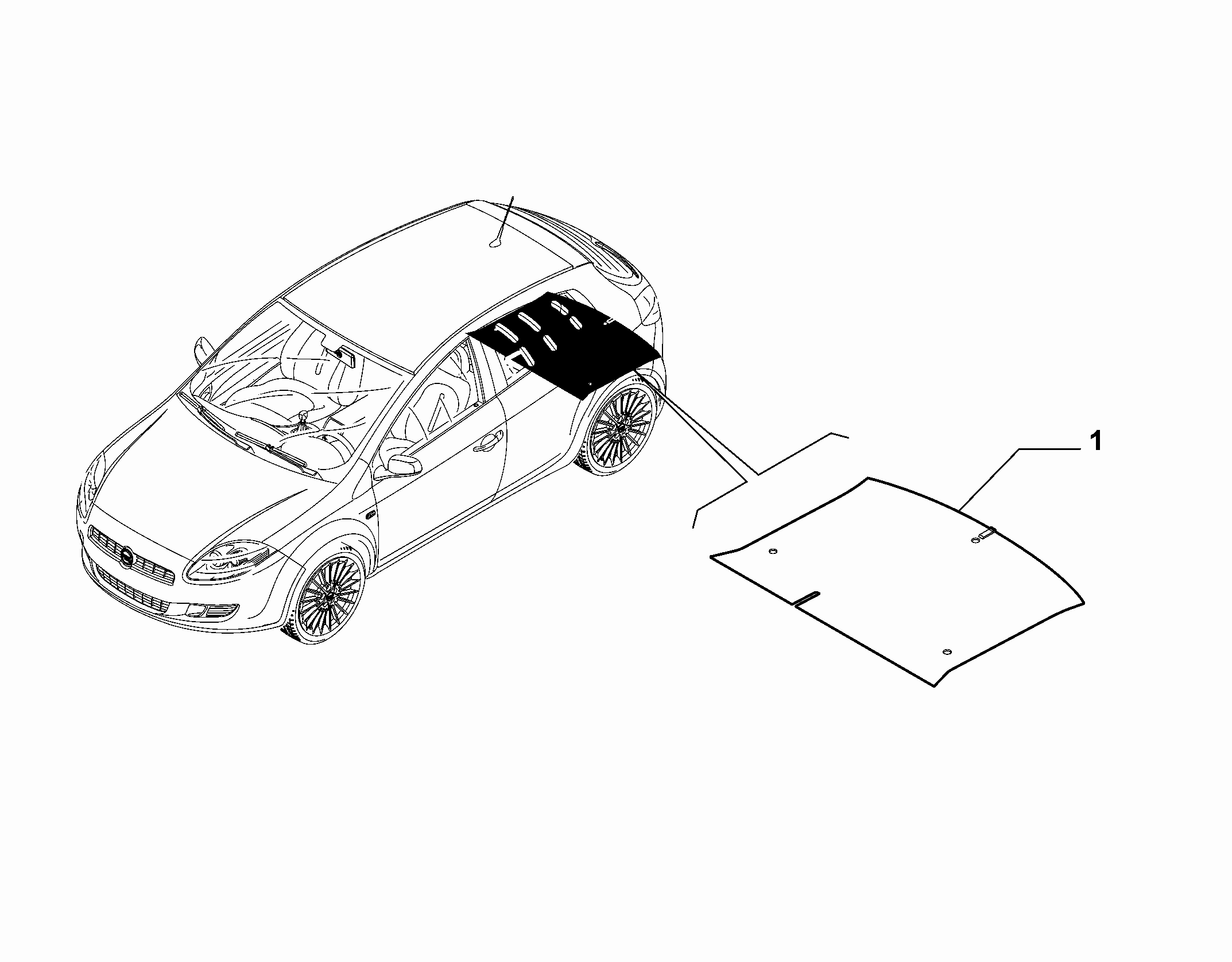70526-030 TRUNK MATS