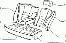 70615/00 REAR SEAT LINING 