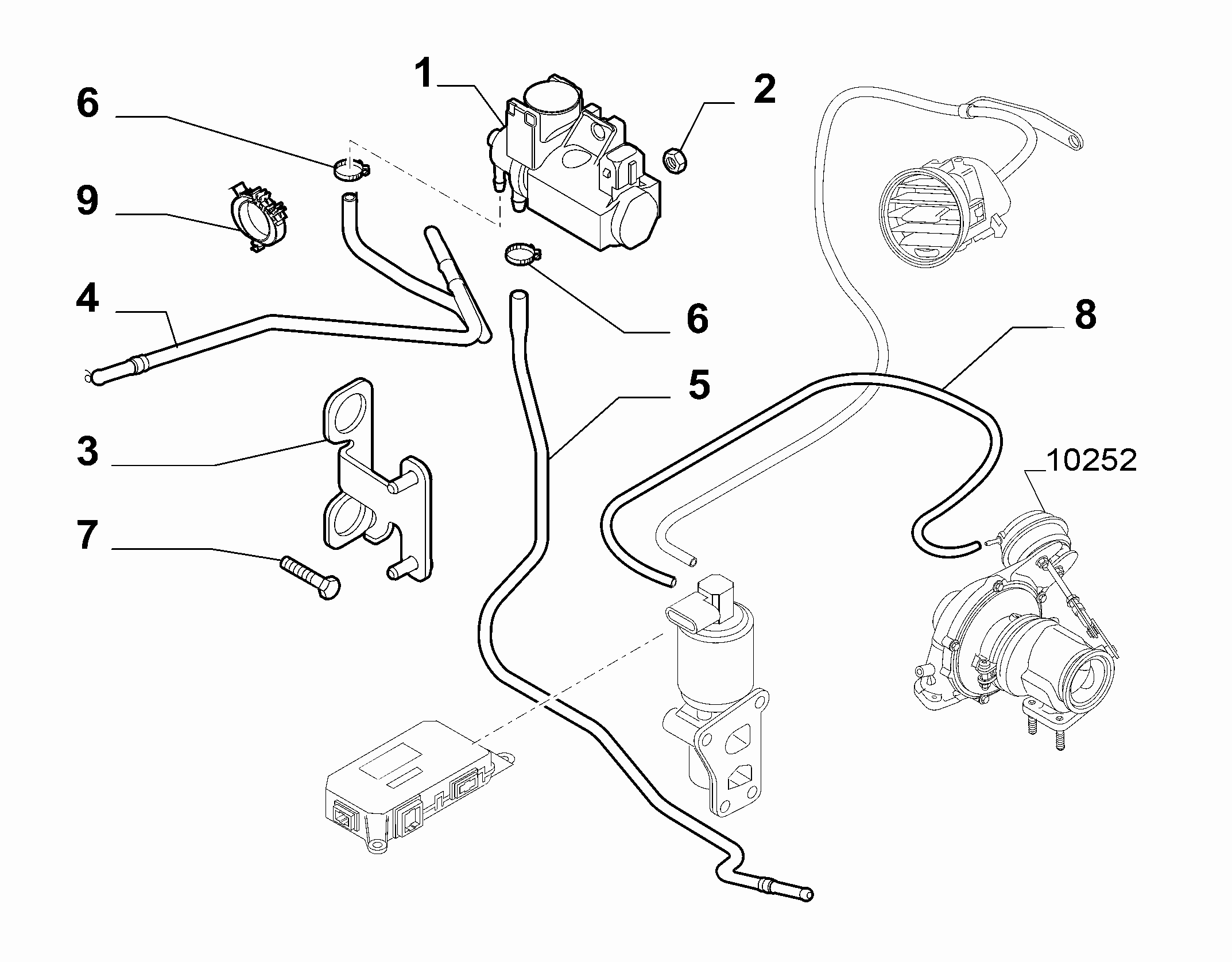 10260-030 DIESEL VALVE PRESSURE GUAGE BOOSTER