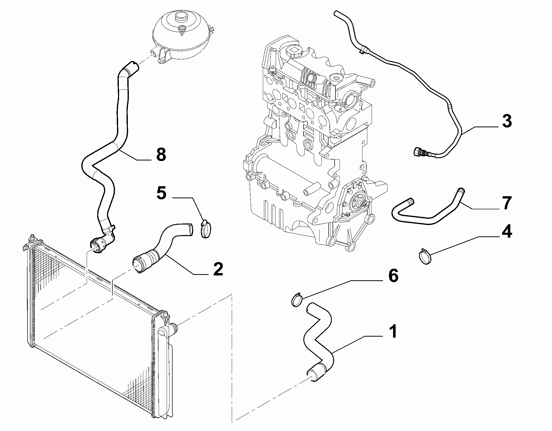 10401-030 RADIATOR PIPING