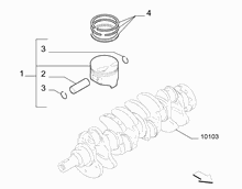 10105-020 PISTONS AND RINGS 