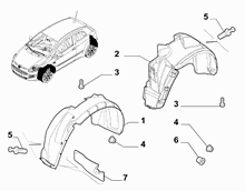 70723-010 WHEEL CARRIAGE COVER