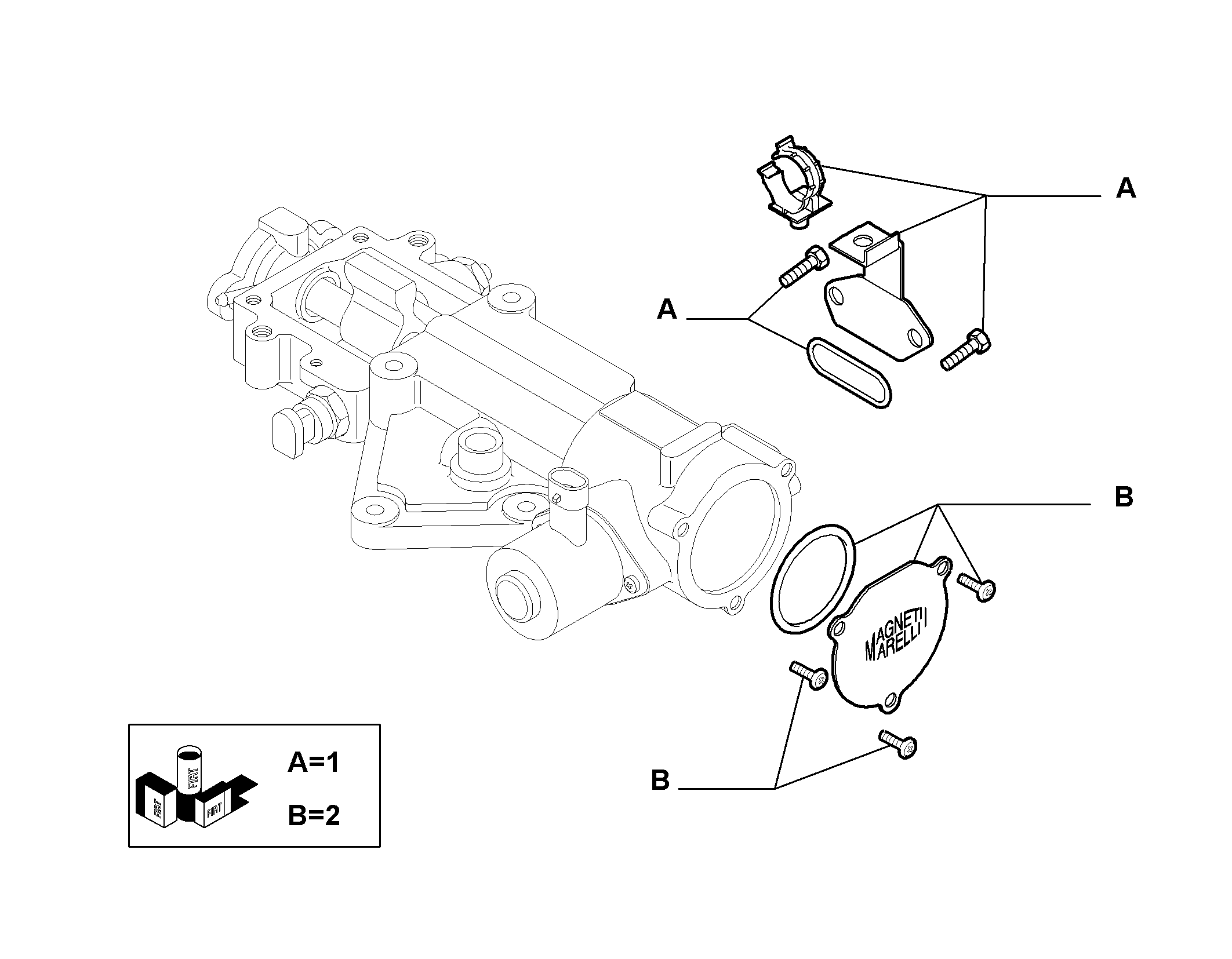 21200-075 GEARBOX CONTROL MODULE, BRACKETS AND ACTUATOR COVER (C514)