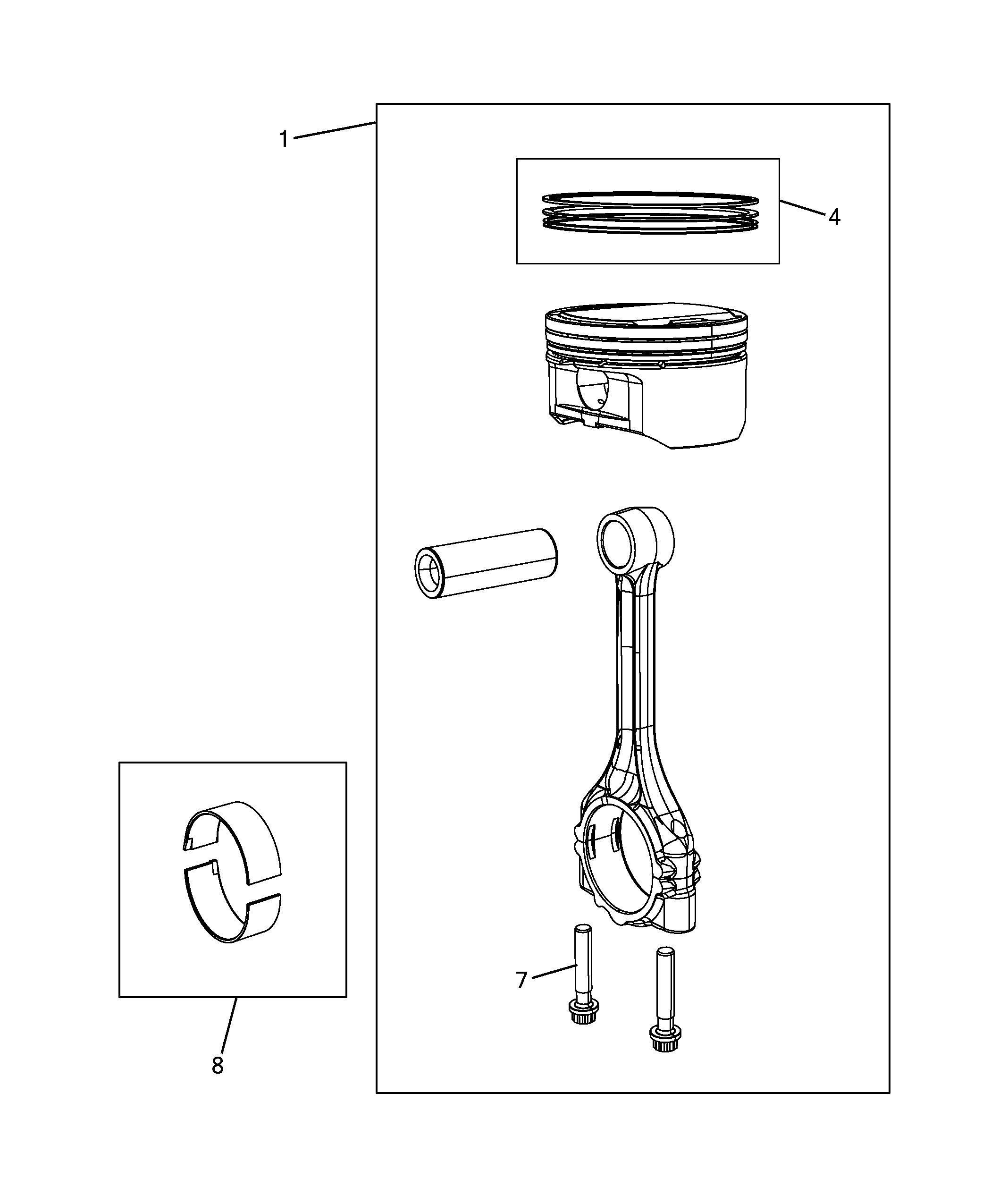 10105-020 PISTONS AND RINGS 
