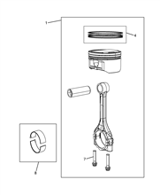 10105-020 PISTONS AND RINGS 