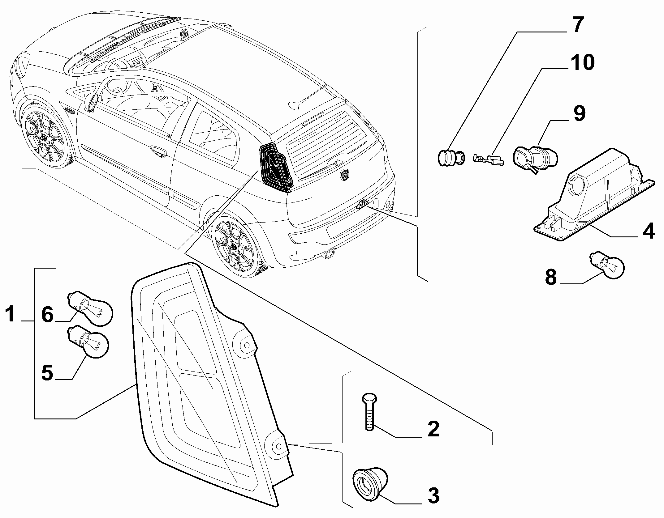 55401-030 TAIL LAMP