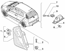 55401-030 TAIL LAMP