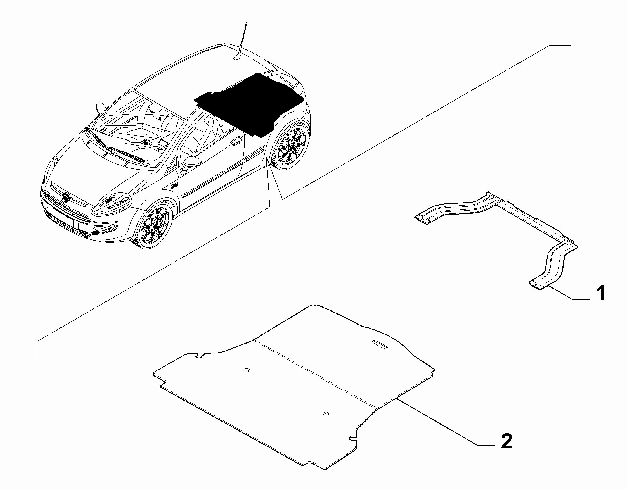 70526-030 TRUNK MATS