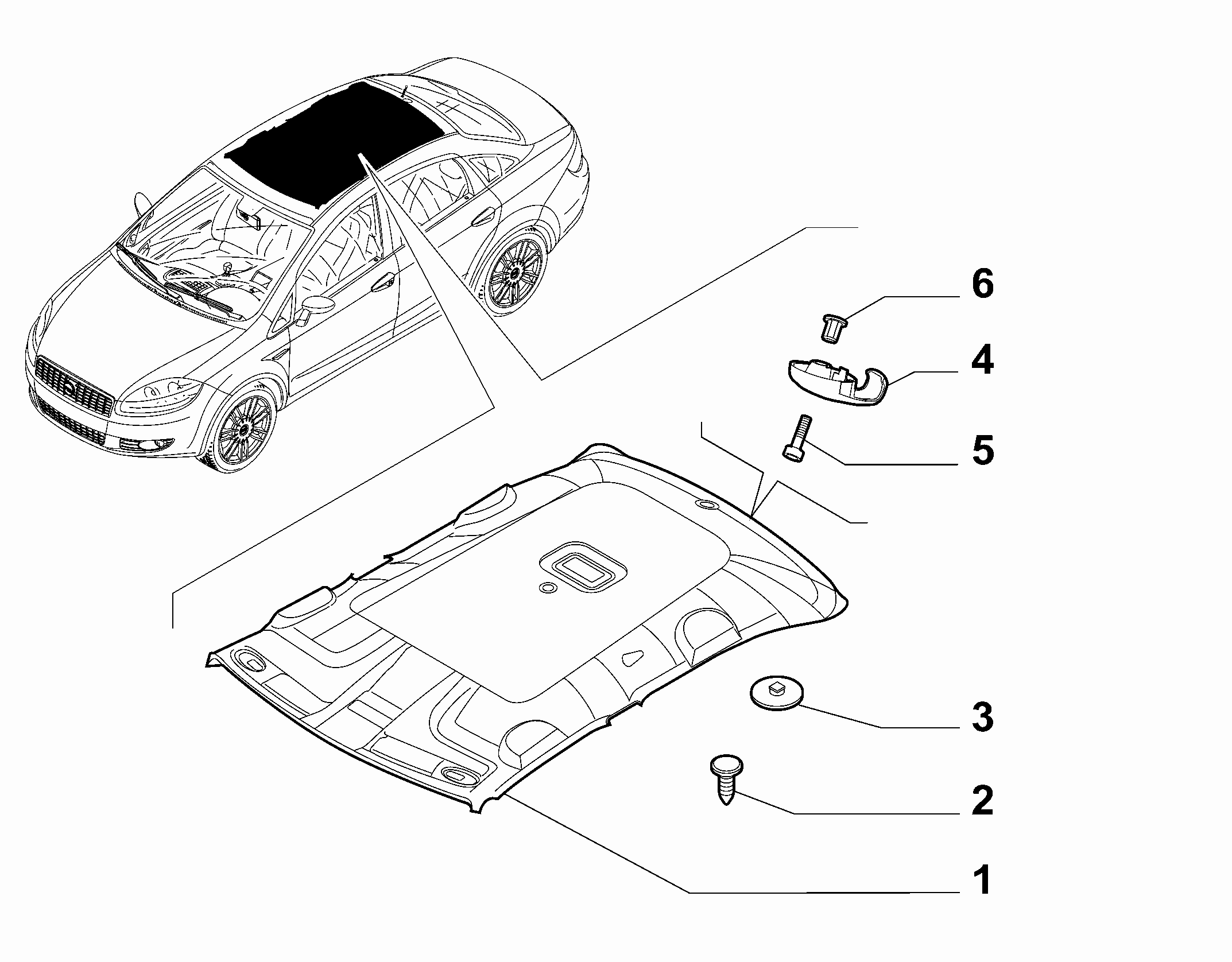 70523-010 INTERNAL ROOF LINING