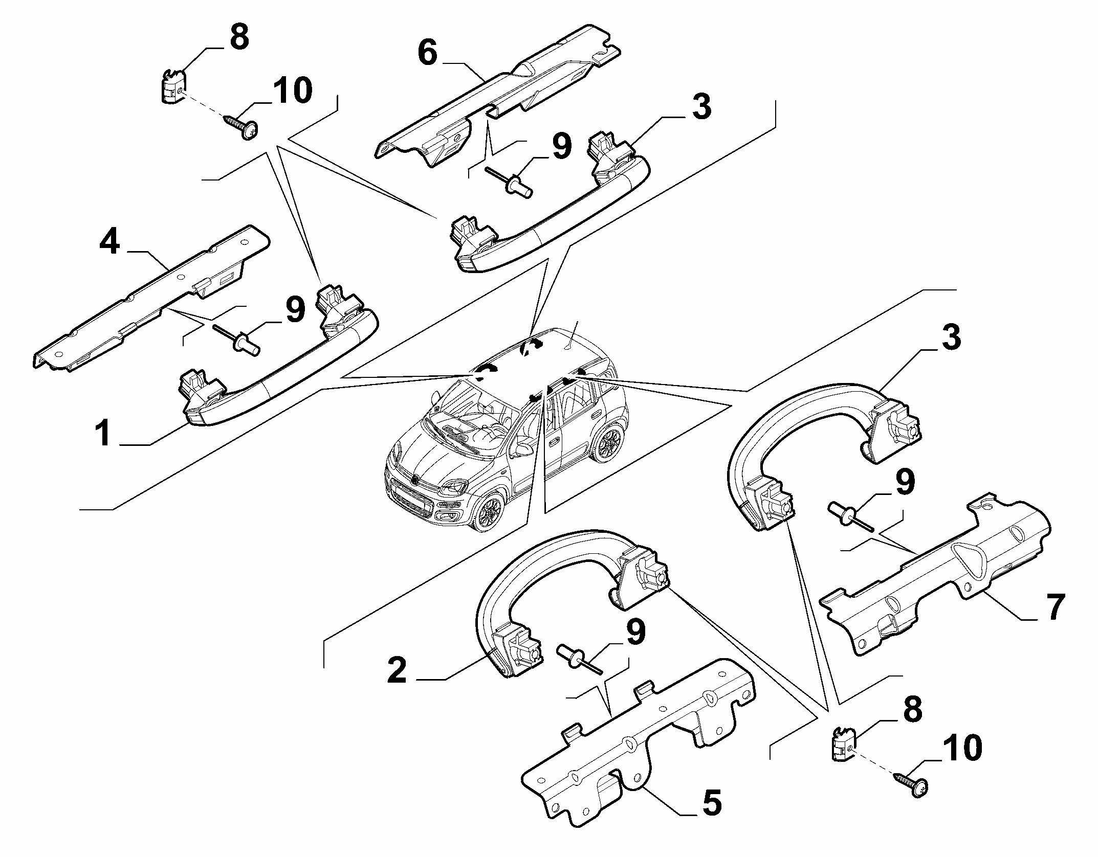 70525-020 HANDLE GRIPS