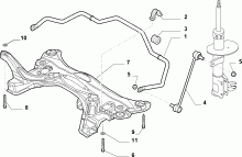 44301/00 ПЕРЕДНЯЯ ПОДВЕСКА 