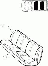70611/00 ЧЕХЛЫ ДЛЯ СИДЕНИЙ СРЕДНЕГО РЯДА