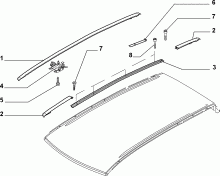 70712/00 НАРУЖНЫЕ НАКЛАДКИ И УПЛОТНИТЕЛИ 