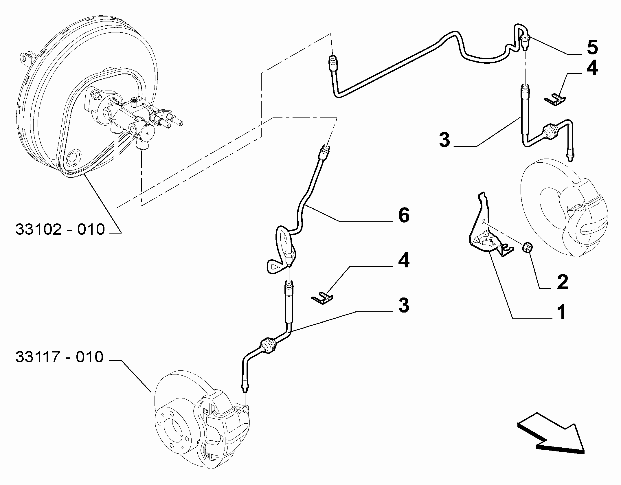 33102-040 FRONT PIPING
