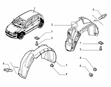 70723-010 WHEEL CARRIAGE COVER
