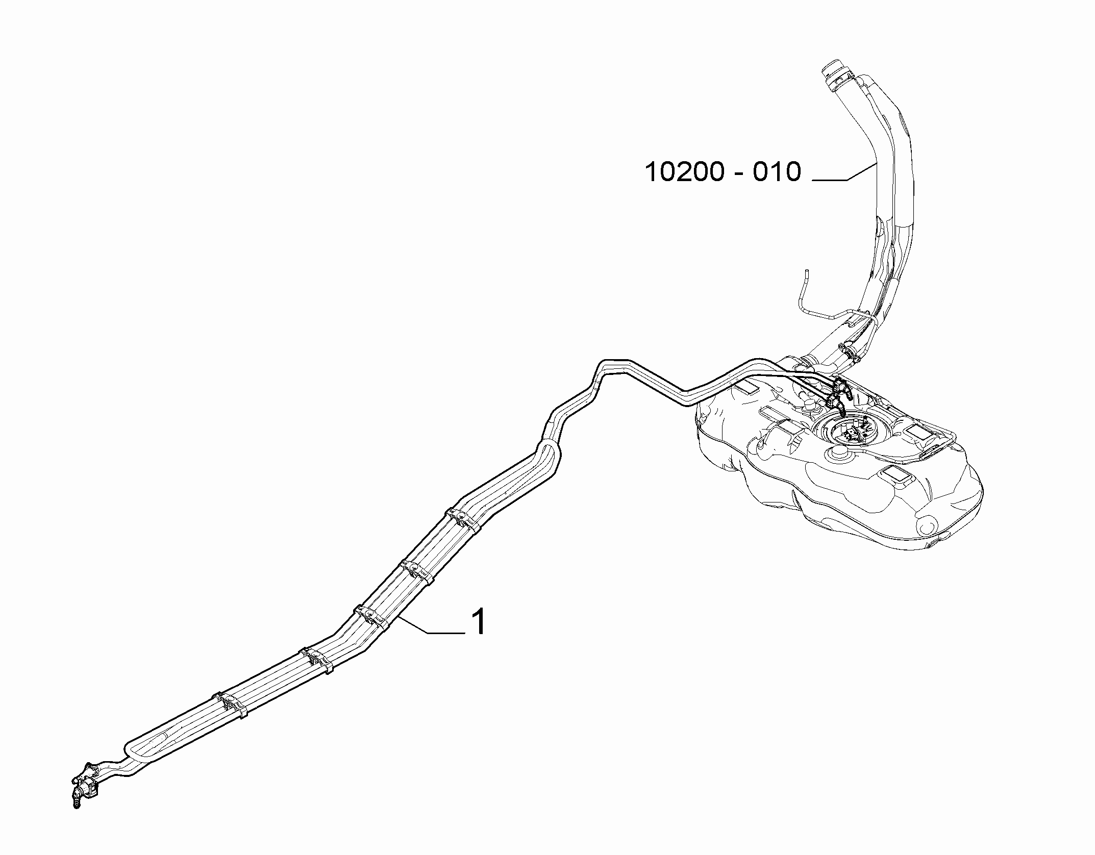 10201-020 UNDERSIDE FUEL PIPES