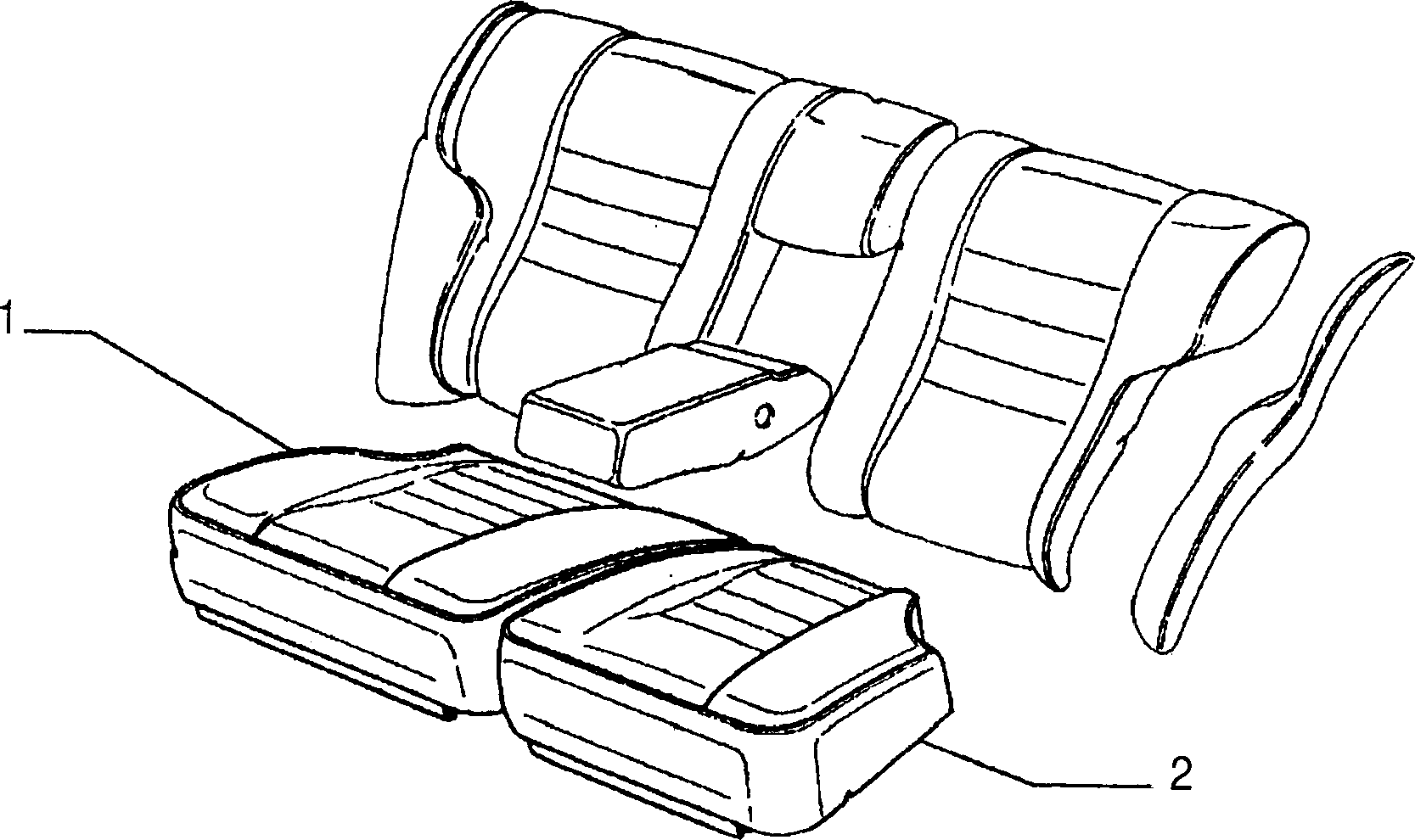 70615/02 REAR SEAT LINING