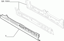70019/00 КУЗОВ, ОБЛИЦОВКИ (ЦЕНТРАЛЬНАЯ ЧАСТЬ) 
