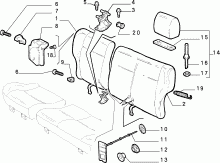 70613/01 REAR SEAT
