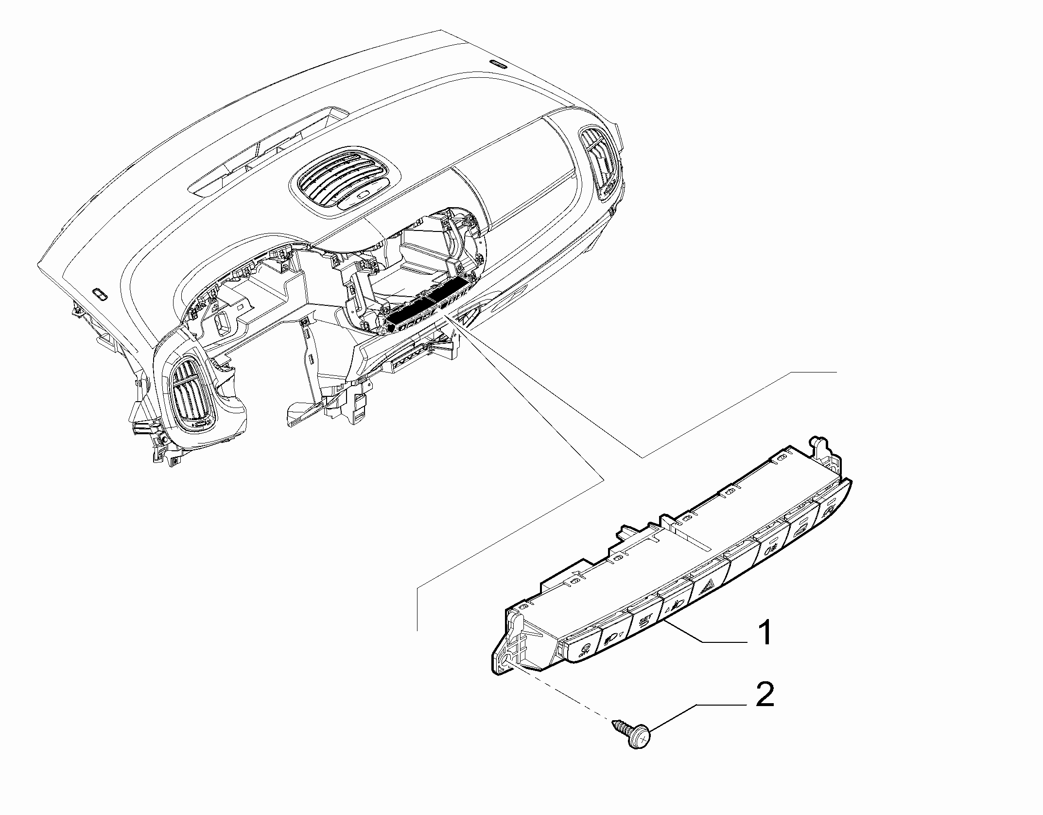 55503-020 DASHBOARD SWITCH