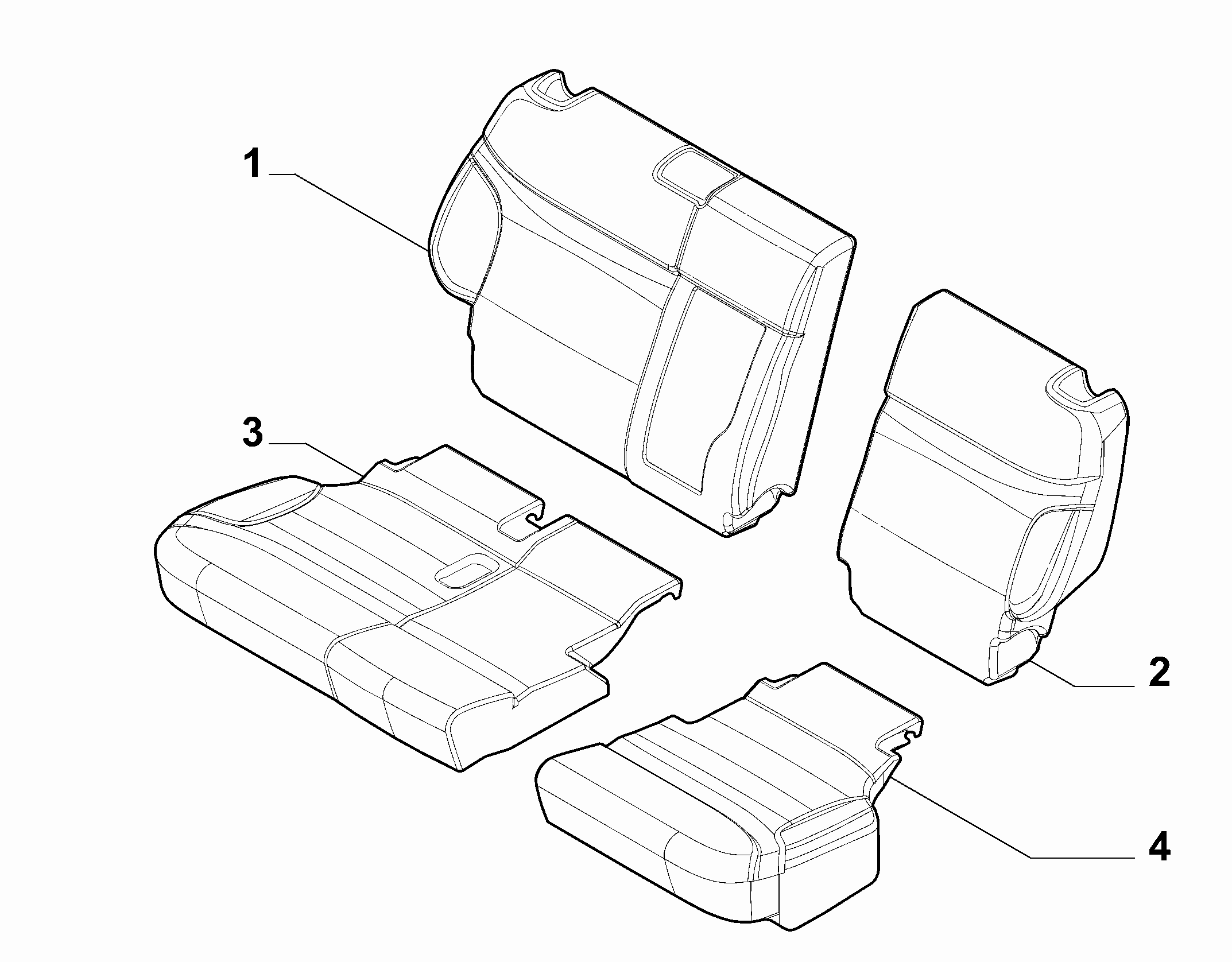 70615-010 REAR SEAT LINING 