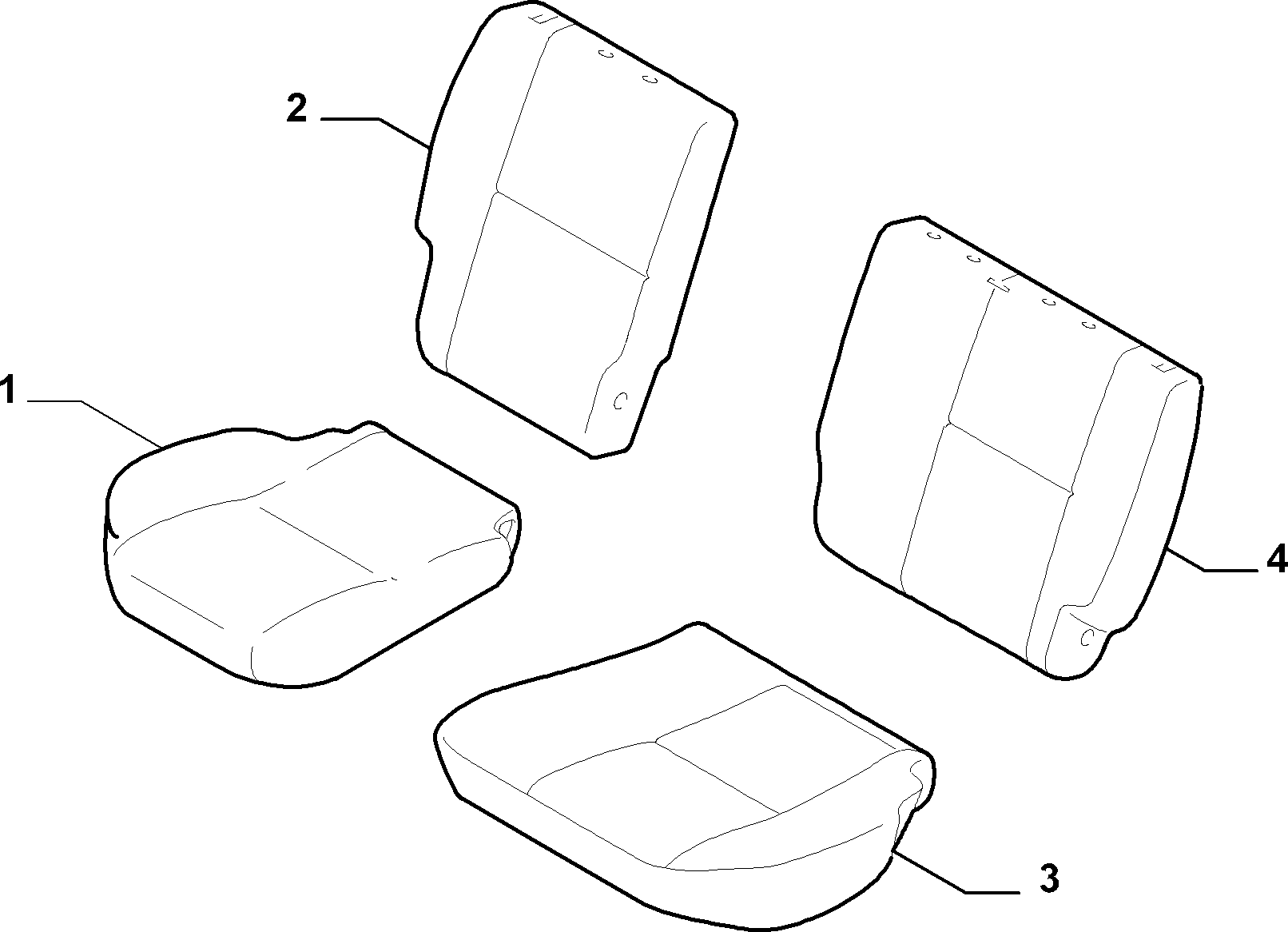 70615/00 REAR SEAT LINING 