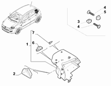70523-040 INNER REAR PILLAR AND QUARTER GLASS TRIMS