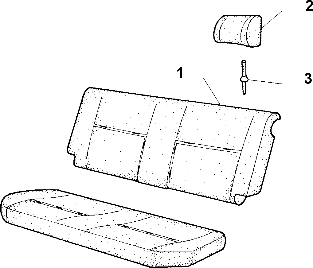 70613/01 REAR SEAT