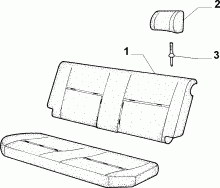 70613/01 REAR SEAT