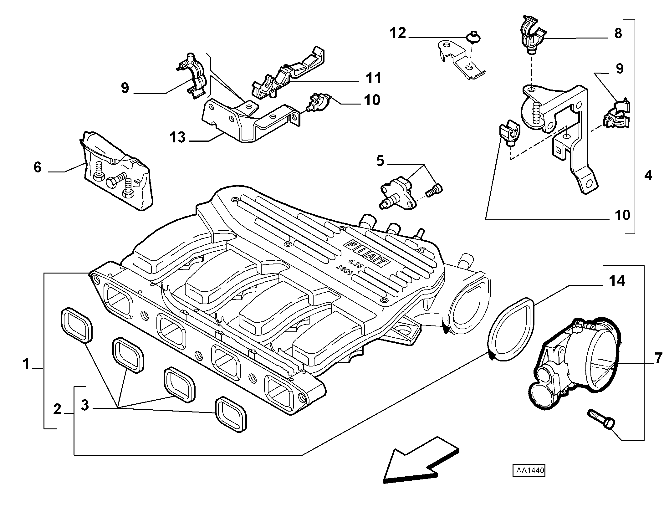 55189363 AIR DUCT SYSTEM