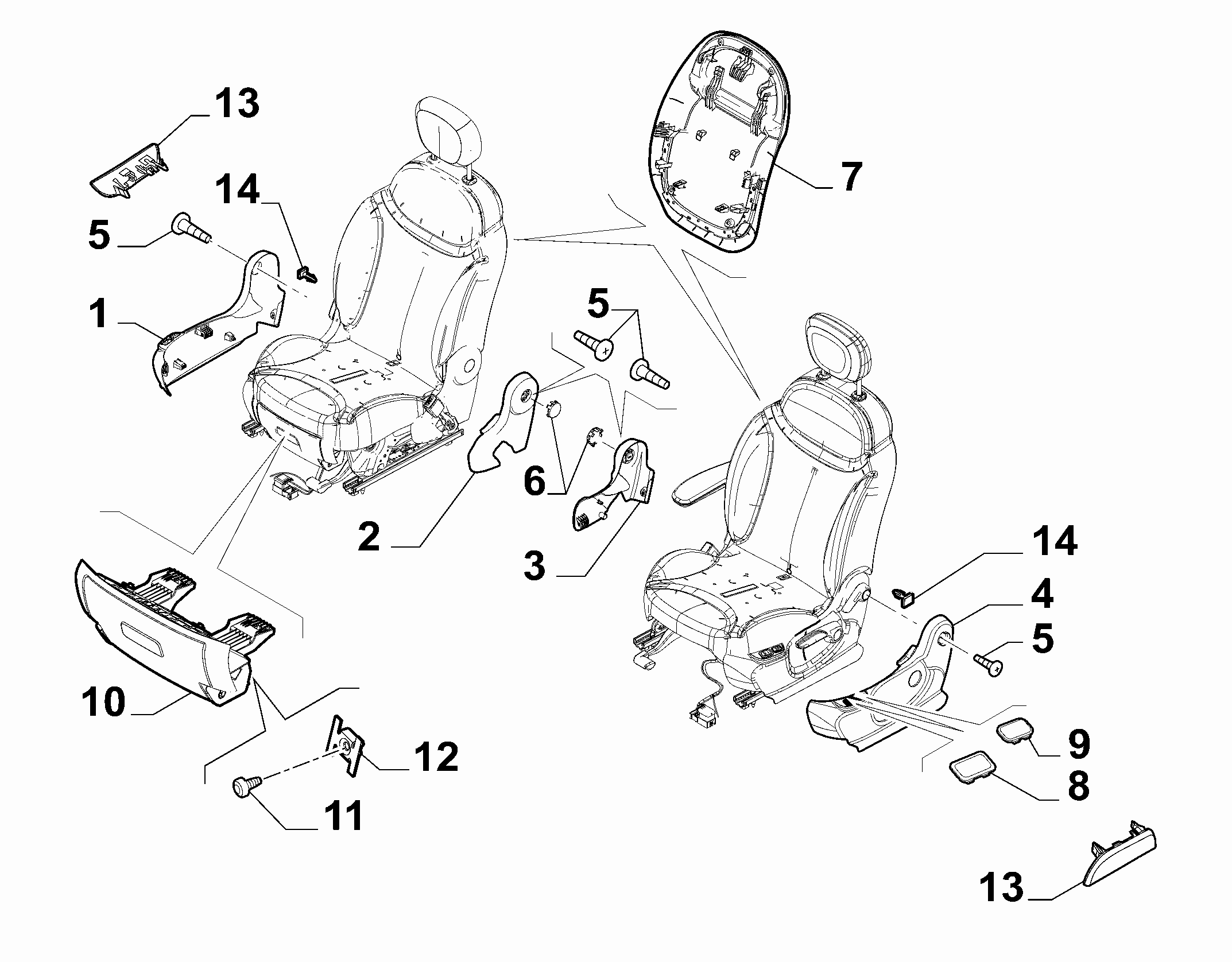 70601-060 FRONT SEAT COVERS