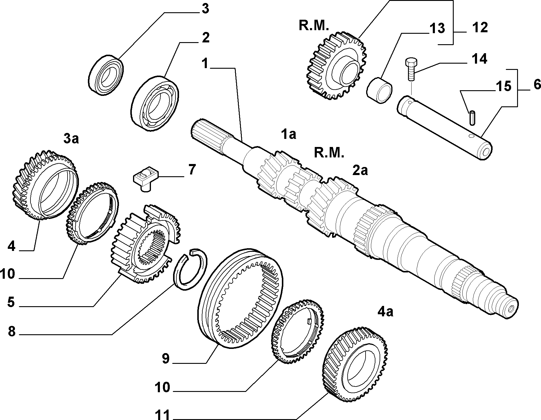 21215/05 ЗУБЧАТЫЕ ПЕРЕДАЧИ КПП