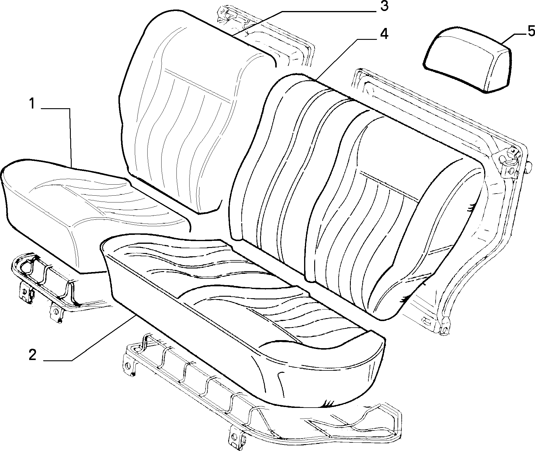 70615/03 REAR SEAT LINING