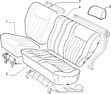 70615/03 REAR SEAT LINING