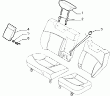 70613/02 REAR SEAT