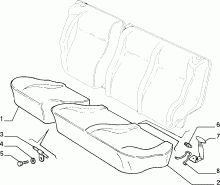 70613/01 REAR SEAT