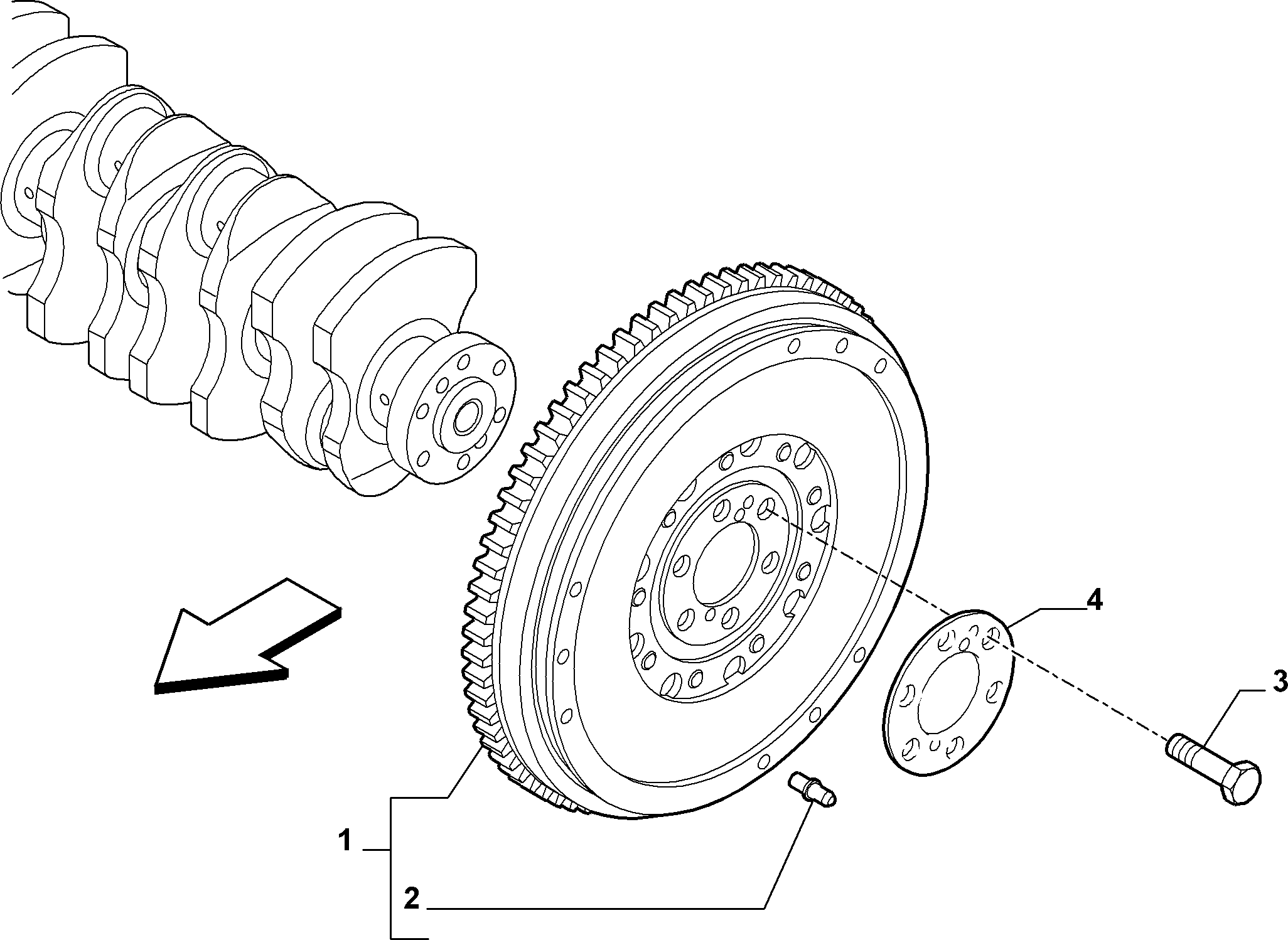 10103-020 FLYWHEEL