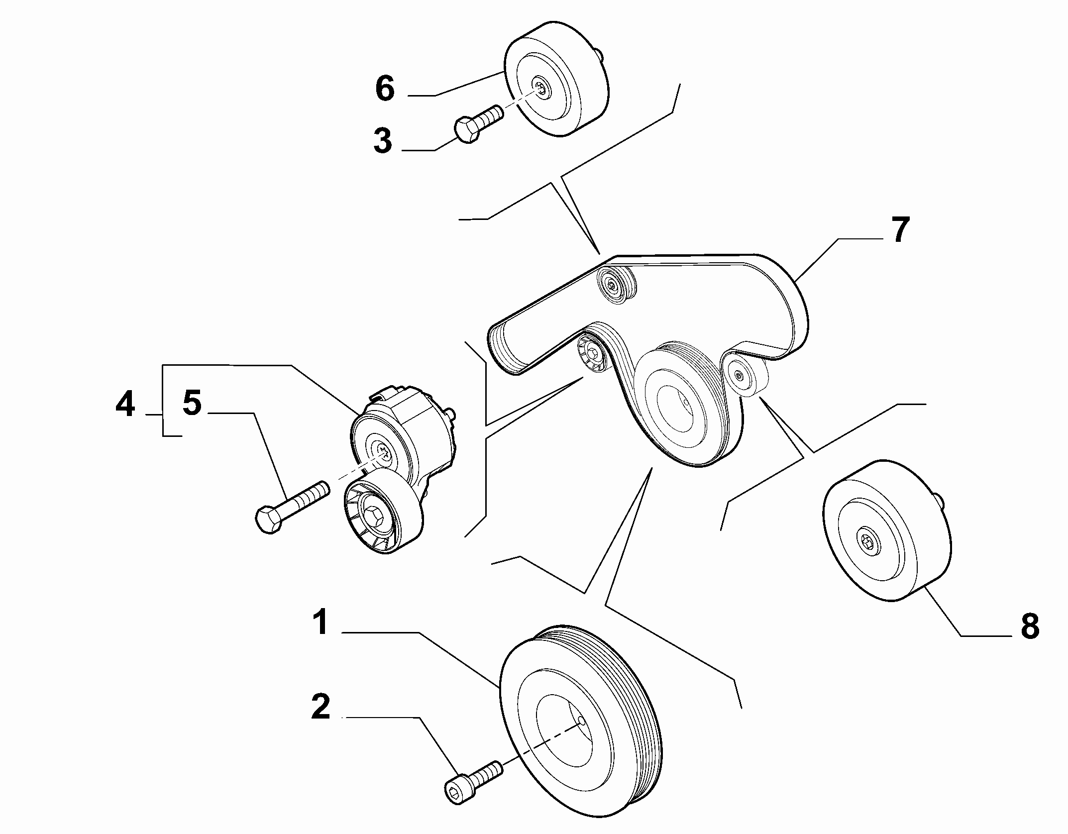 10115-010 BELTS AND PULLEYS