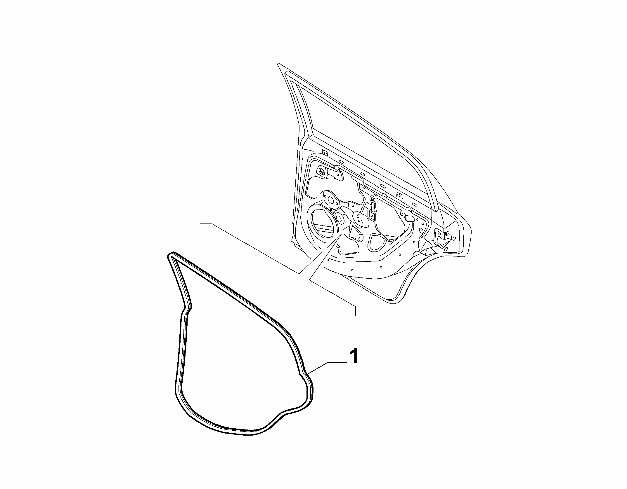 70136-080 REAR DOOR RING GASKET