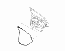 70136-080 REAR DOOR RING GASKET