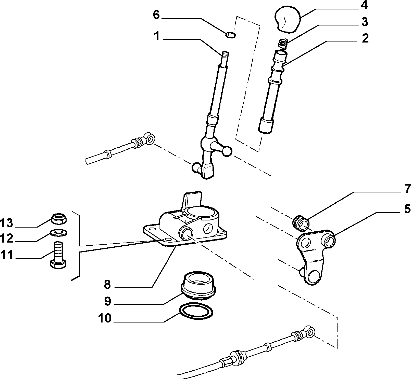 21221/02 НАРУЖНЫЕ ОРГАНЫ УПРАВЛЕНИЯ КПП