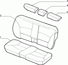 70615/00 REAR SEAT LINING 