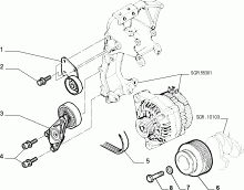 10115/06 ПУЛЬТ (РЕМНИ И ШКИВ)
