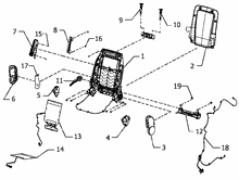 70601-081 FRONT SEAT, PASSENGER SIDE