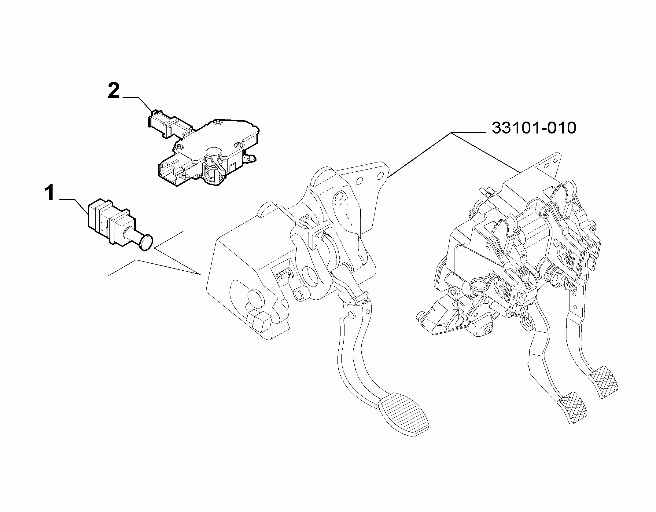 18103-030 HYDRAULIC CLUTCH RELEASE CONTROL SWITCH