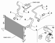 10401-030 RADIATOR PIPING