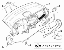 70502-010 DASHBOARD INSTRUMENT HOLDER