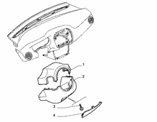 70502-060 STEERING COLUMN GUARDS